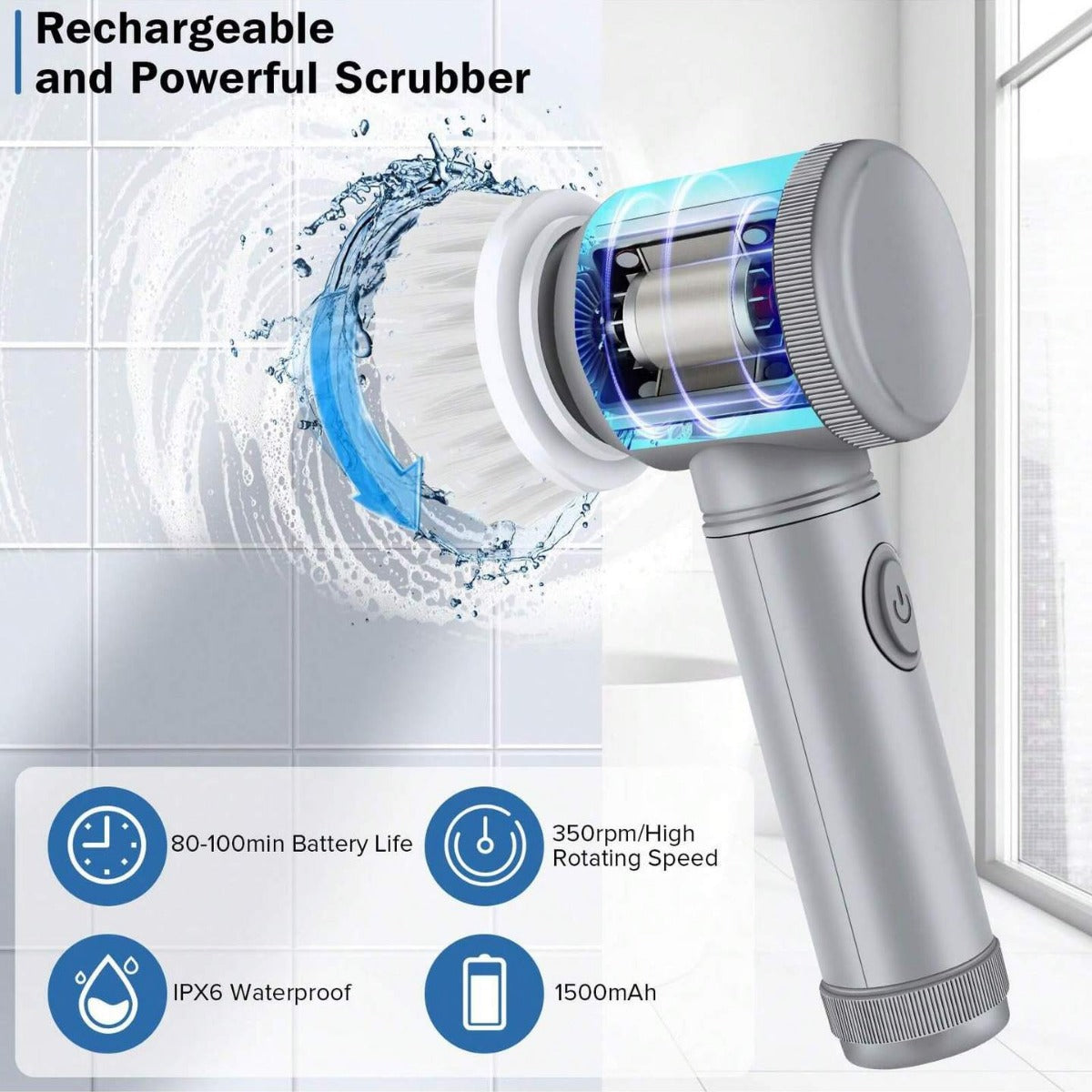 🧽 Multi-Head Cleaning Brush